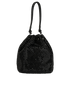 Crystal Bucket Bag, &pound;1,200, Handbags, Black, Crystal/Silk/Viscose, Back view